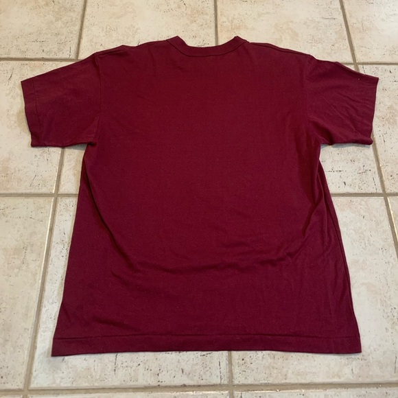 Vintage Canadian Airborne Forces CAFA T-Shirt M/M Burgundy - Picture 3 of 5